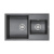 Мойка PAULMARK TANDEM PM238250-DG, графит