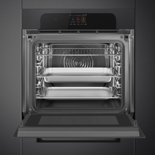 Духовой шкаф с свч и паром SMEG SO6204APB