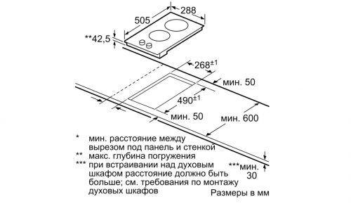 Электрическая варочная панель BOSCH PKE345CA2E
